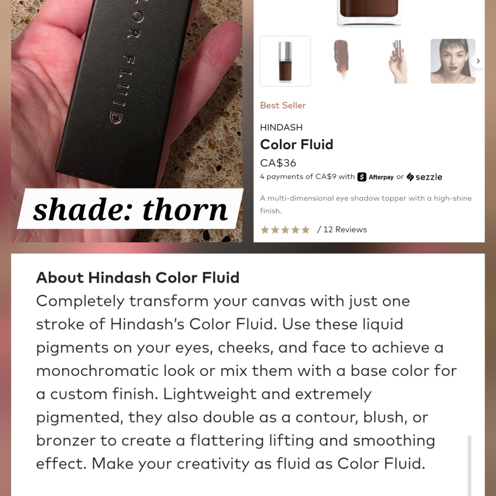 Hindash Color Fluid in Thorn